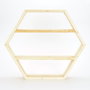 Hanah Home Raf328 Estantería de Madera Natural